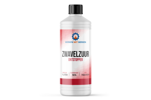Zwavelzuur 96% ontstopper 1 liter