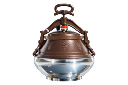 Afghaanse kazan snelkookketel gepolijst 3 liter, 8 mm