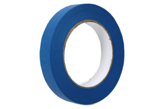 Afplakband UV Blauw 25MM x 50M, Blauw