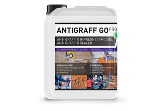 GreenSeal AntiGraff Go Pro - Semi permanente Anti Graffiti Coating 5 liter