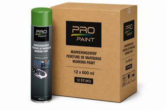 PRO-Paint markeringsverf 12 stuks, 600 ML, Groen