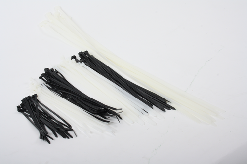 Argos kabelbinder tieraps 100 stuks, 300 x 4,8 mm, zwart