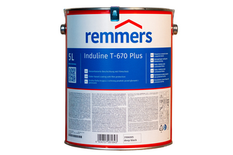 Remmers Induline T-670 Plus watergedragen coating 5 liter, Diepzwart