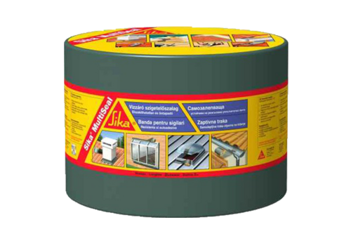 Sika multiseal loodband 150 mm x 10 meter, grijs, rol