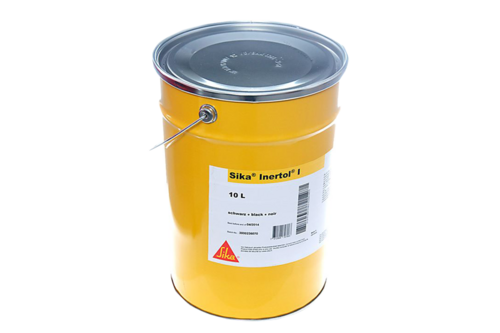 Sika inertol i 10 liter, zwart, blik