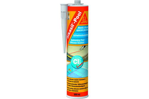 Sikasil pool 1 stuk, 300 ml, wit, patroon