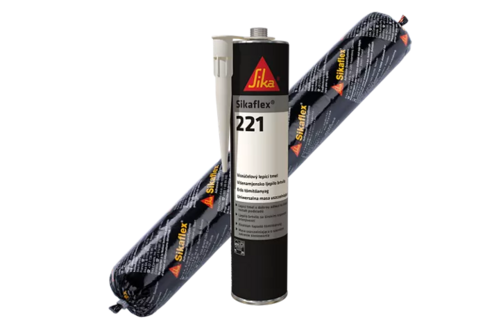 Sikaflex 221 300 ml, zwart, patroon