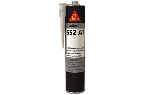 Sikaflex 552 at 300 ml, zwart, patroon